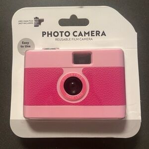 Pink Reusable Film Camera